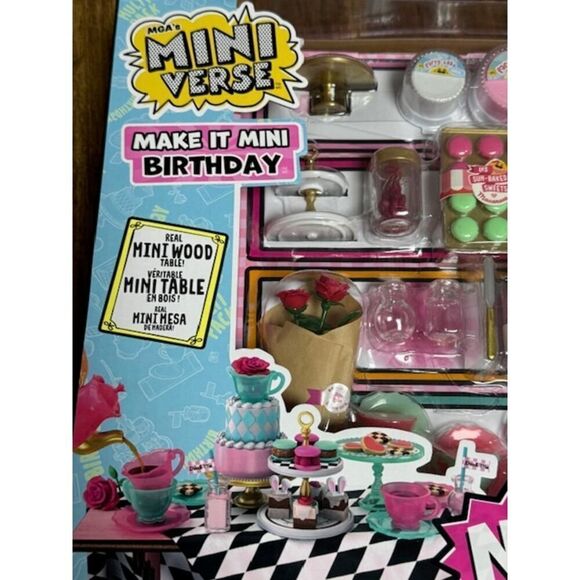 Miniverse Make It Mini Birthday Multipack 30 Pcs 5 Recipes New Release Exclusive - Picture 3 of 7